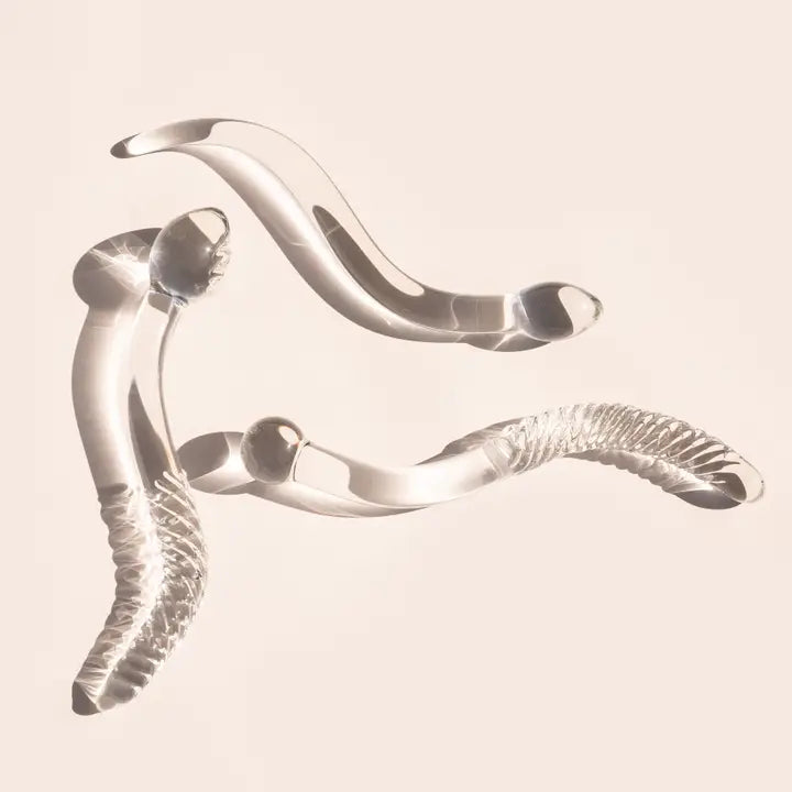 The Cervix Serpent™ Glass Dildo Pleasure Wand
