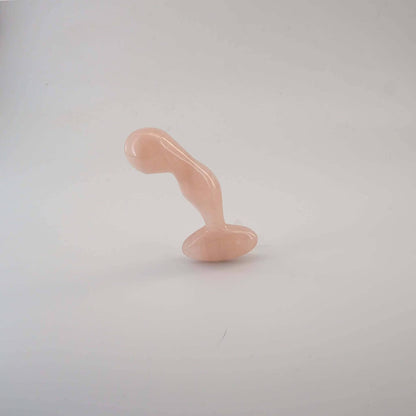 Aetheris handcrafted rose quartz crystal wellness wand made from natural rose quartz for meditation, mindfulness, energy work, relaxation, and luxury self-care rituals.