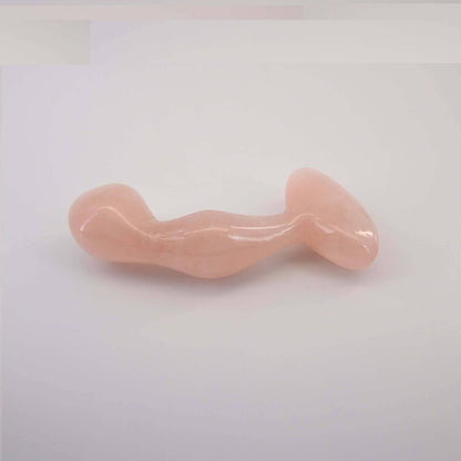 Aetheris handcrafted rose quartz crystal wellness wand made from natural rose quartz for meditation, mindfulness, energy work, relaxation, and luxury self-care rituals.