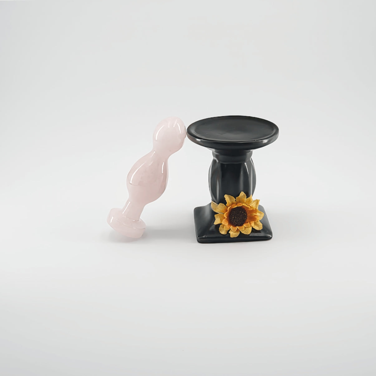 Bulbora Rose Quartz Butt Plug | Luxury Crystal Wellness & Self-Care Tool