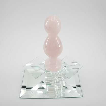 Bulbora Rose Quartz Butt Plug | Luxury Crystal Wellness & Self-Care Tool