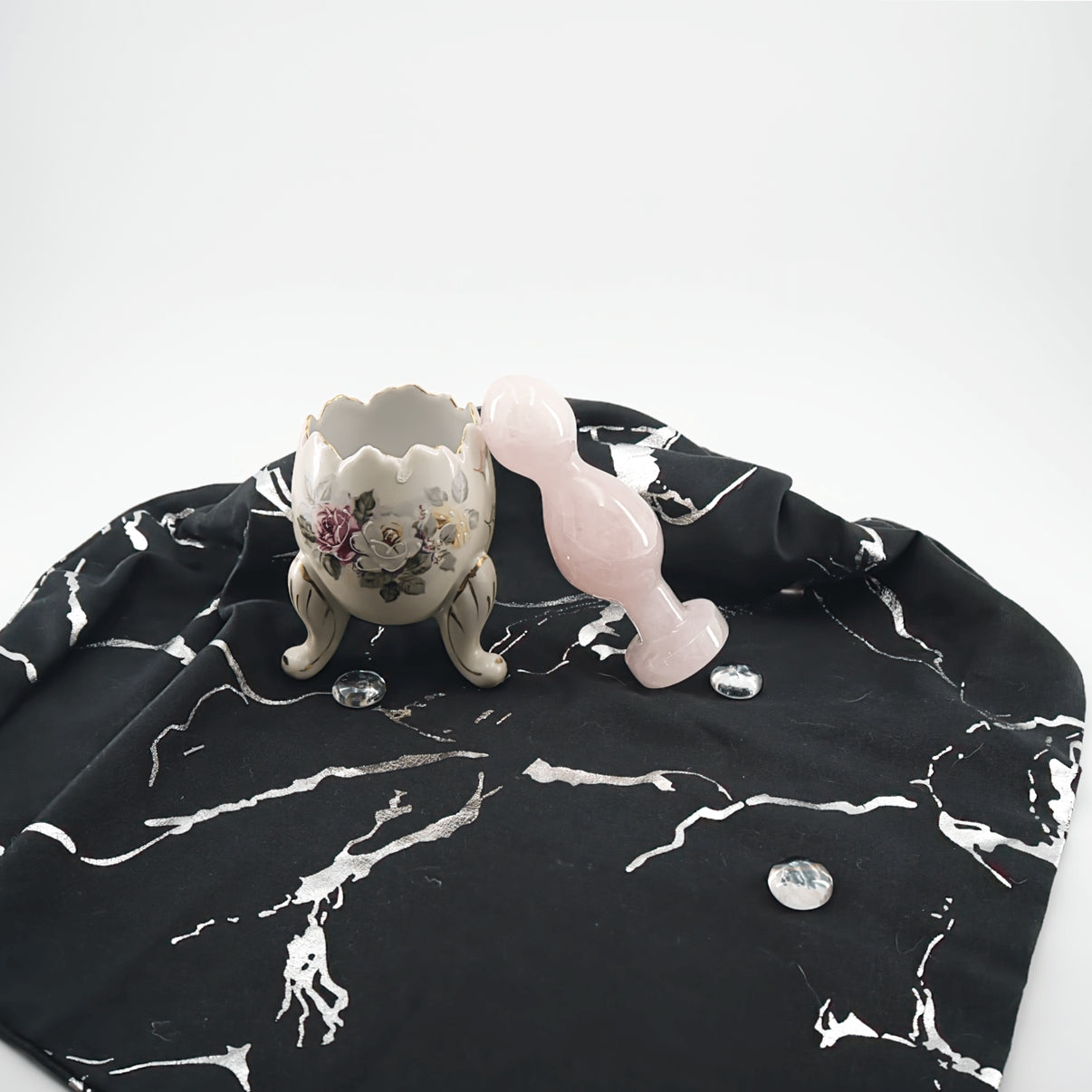 Bulbora Rose Quartz Butt Plug | Luxury Crystal Wellness & Self-Care Tool