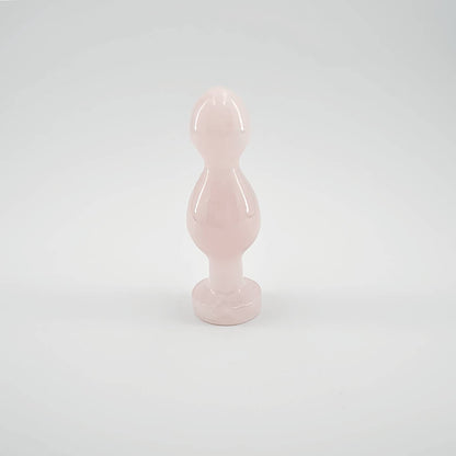 Bulbora Rose Quartz Butt Plug | Luxury Crystal Wellness & Self-Care Tool