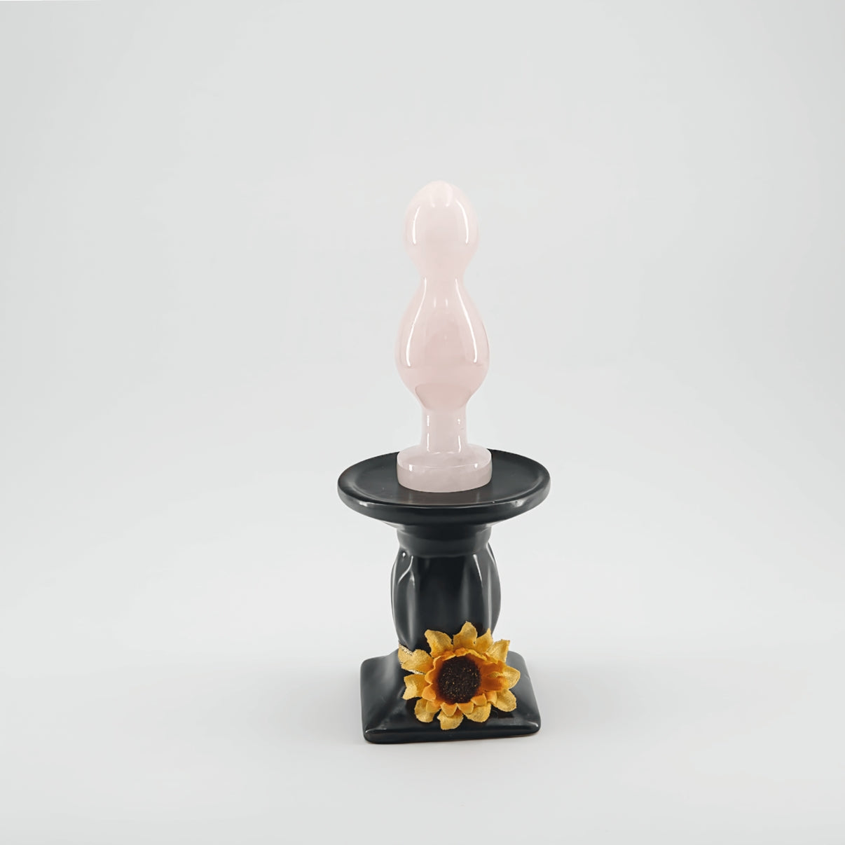 Bulbora Rose Quartz Butt Plug | Luxury Crystal Wellness & Self-Care Tool