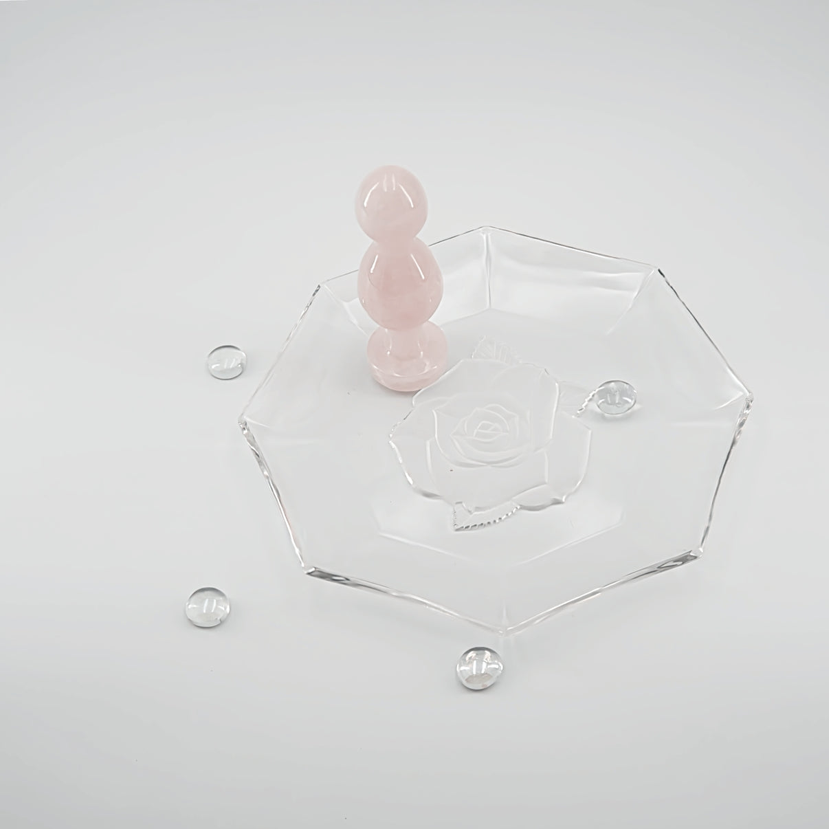 Bulbora Rose Quartz Butt Plug | Luxury Crystal Wellness & Self-Care Tool