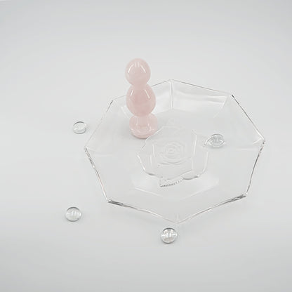 Bulbora Rose Quartz Butt Plug | Luxury Crystal Wellness & Self-Care Tool