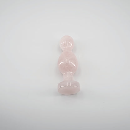 Bulbora Rose Quartz Butt Plug | Luxury Crystal Wellness & Self-Care Tool