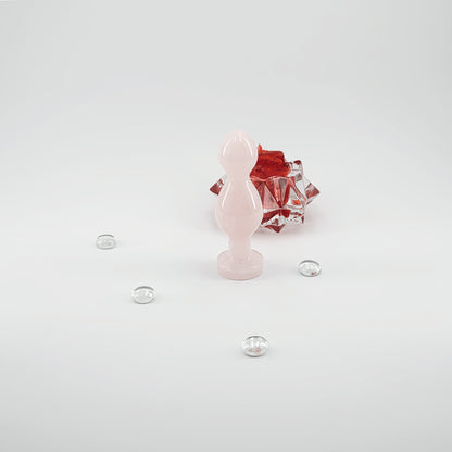 Bulbora Rose Quartz Butt Plug | Luxury Crystal Wellness & Self-Care Tool