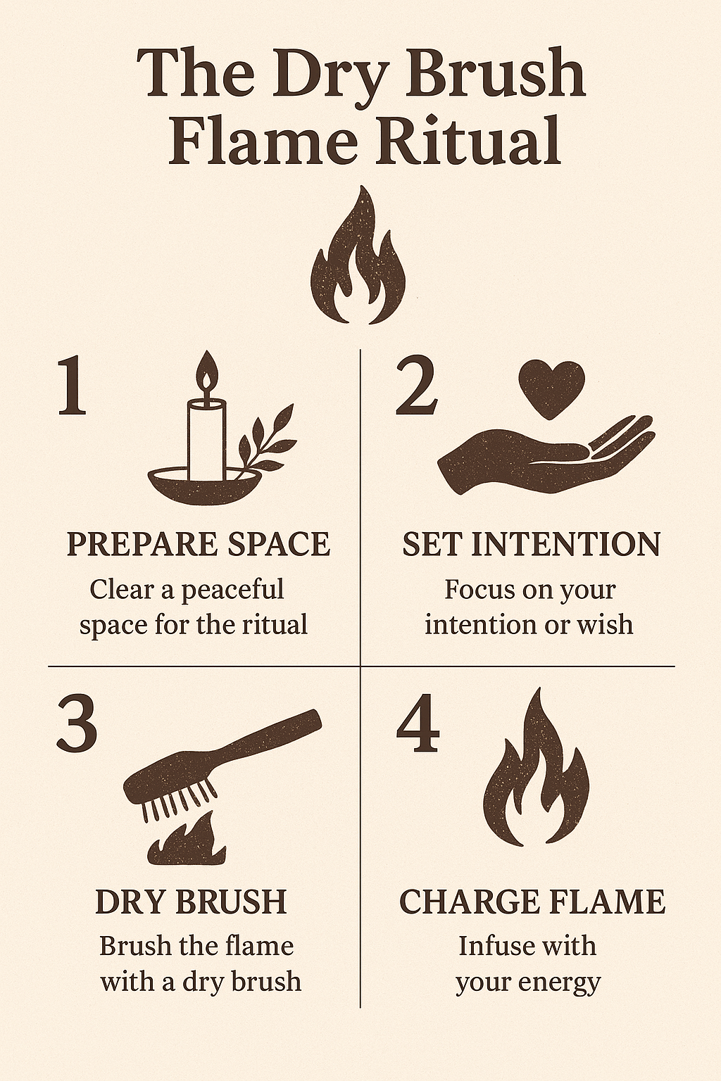 Dry Brush Flame Ritual