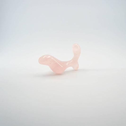Crave Rose Quartz Crystal Wellness Wand | Meditation, Energy Work & Self-Care