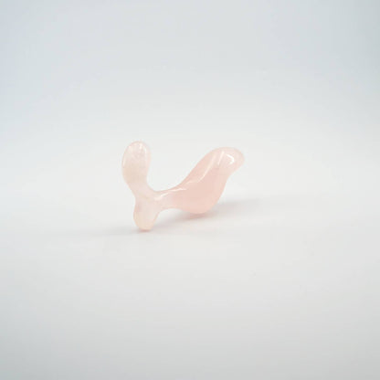 Crave Rose Quartz Crystal Wellness Wand | Meditation, Energy Work & Self-Care