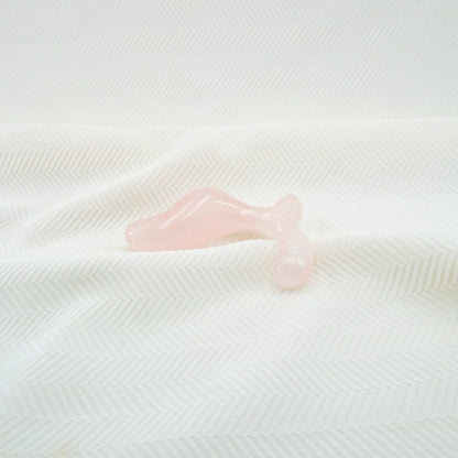 Crave Rose Quartz Crystal Wellness Wand | Meditation, Energy Work & Self-Care