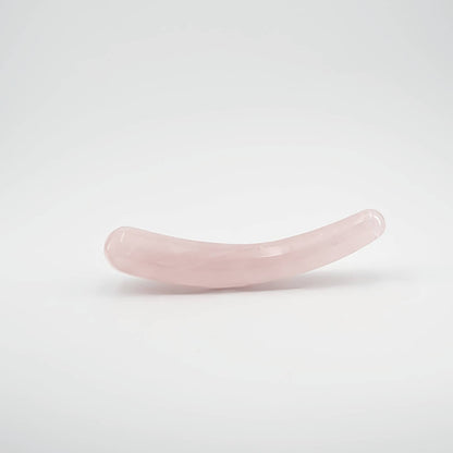 Cresta Rose Quartz Crystal Wand | Luxury Crystal Wellness & Self-Care Tool