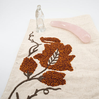 Cresta Rose Quartz Crystal Wand | Luxury Crystal Wellness & Self-Care Tool