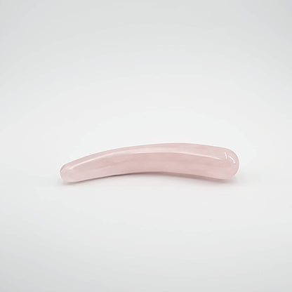 Cresta Rose Quartz Crystal Wand | Luxury Crystal Wellness & Self-Care Tool