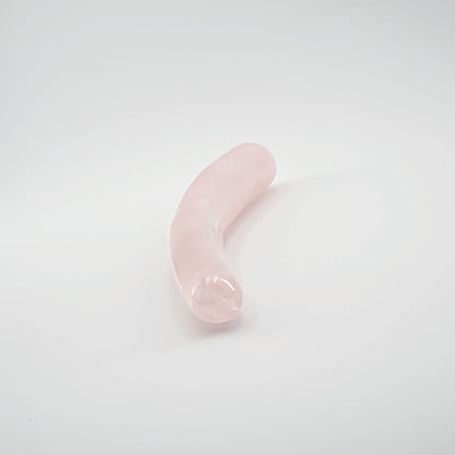 Cresta Rose Quartz Crystal Wand | Luxury Crystal Wellness & Self-Care Tool
