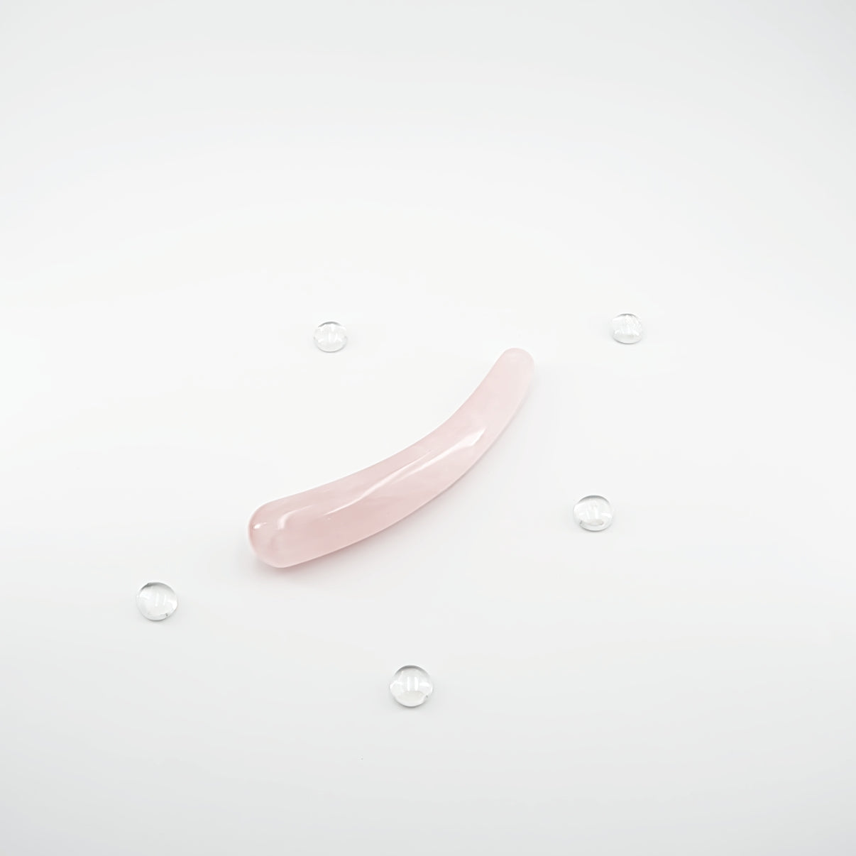 Cresta Rose Quartz Crystal Wand | Luxury Crystal Wellness & Self-Care Tool