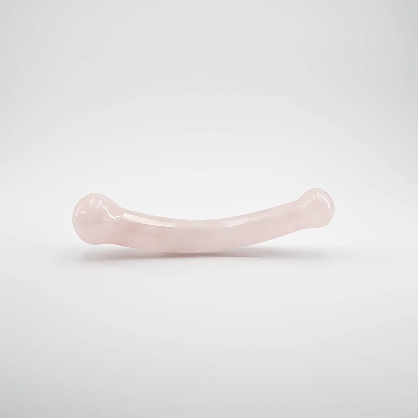 Curvella Rose Quartz Crystal Wand