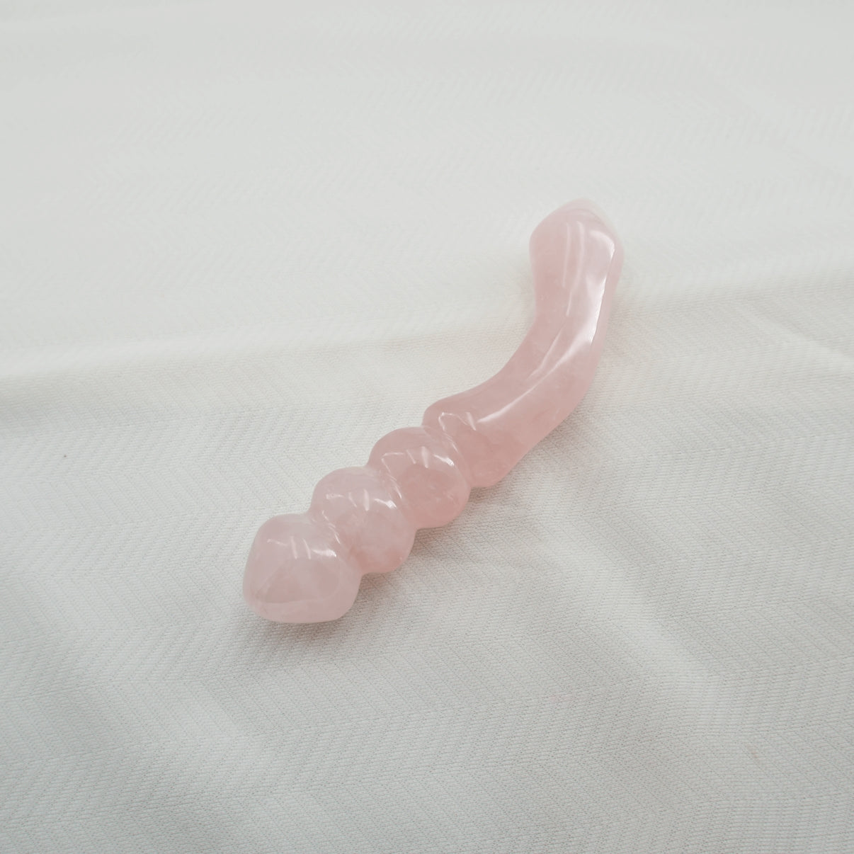 Curvona Rose Quartz Crystal Wand