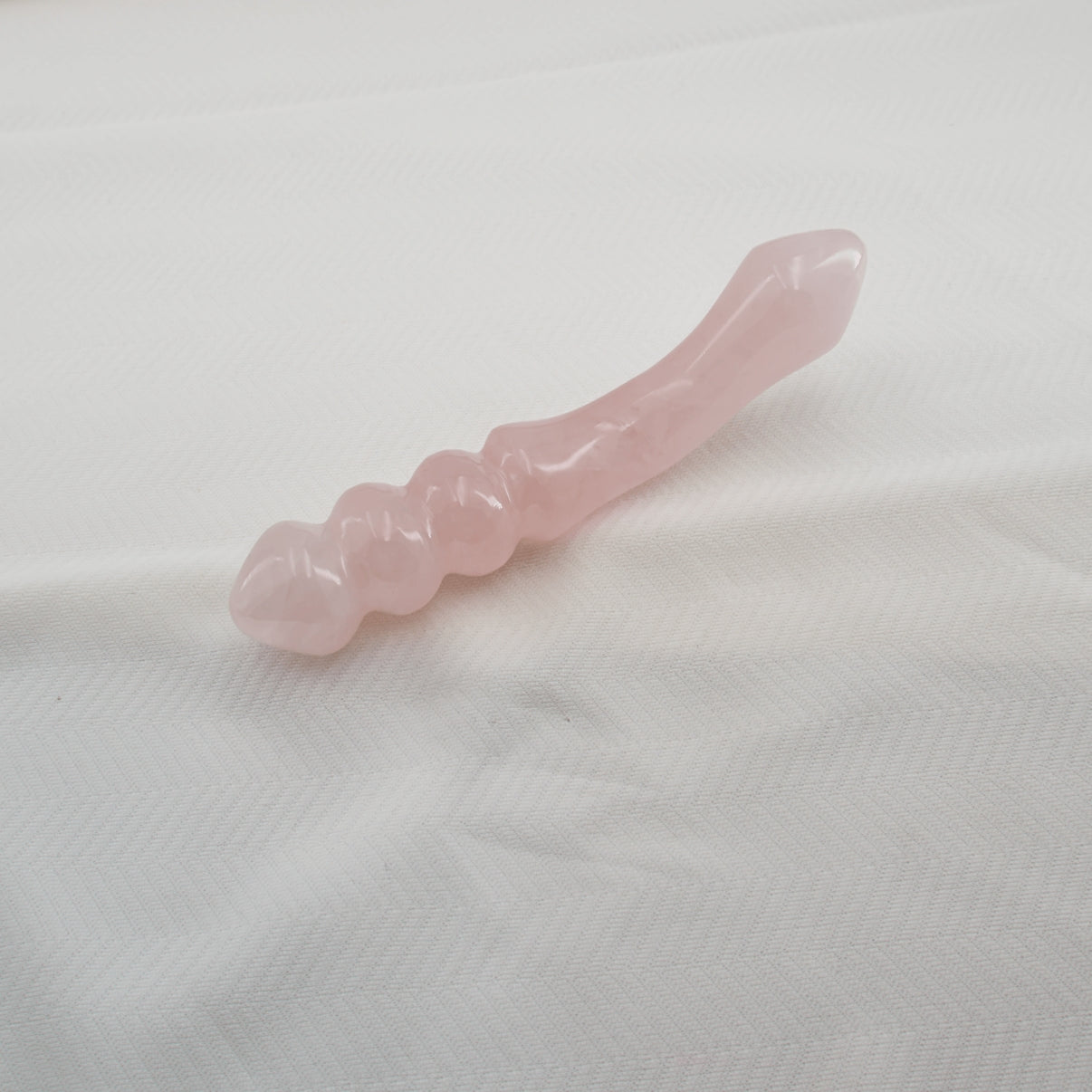 Curvona Rose Quartz Crystal Wand