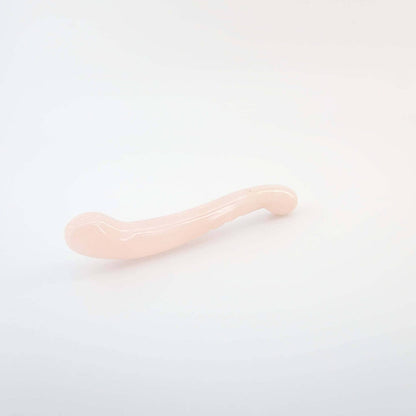 Deluria Rose Quartz Crystal Wellness Wand | Meditation, Energy Work & Self-Care
