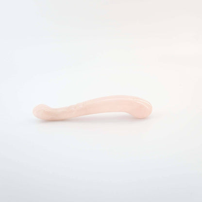 Deluria Rose Quartz Crystal Wellness Wand | Meditation, Energy Work & Self-Care