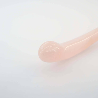 Deluria Rose Quartz Crystal Wellness Wand | Meditation, Energy Work & Self-Care
