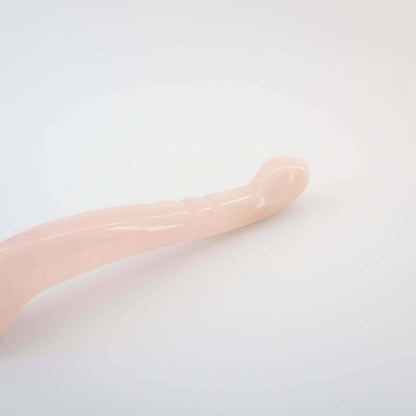 Deluria Rose Quartz Crystal Wellness Wand | Meditation, Energy Work & Self-Care