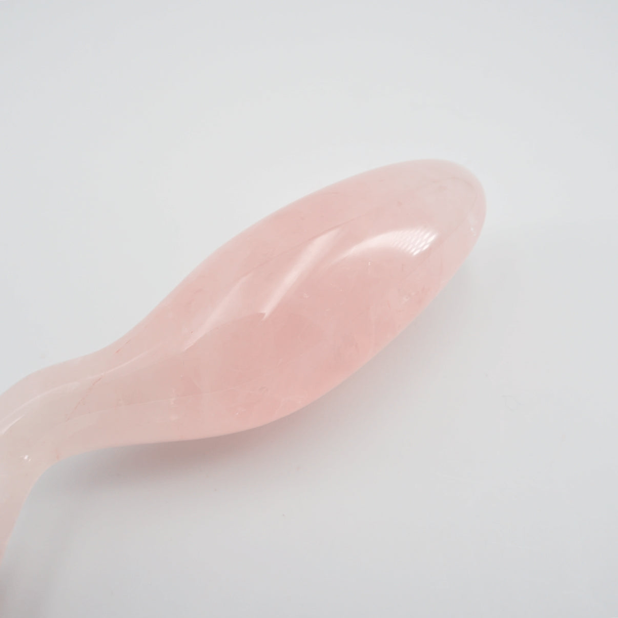 Dualis Rose Quartz Double-Ended Wand | Luxury Crystal Wellness & Massage Tool