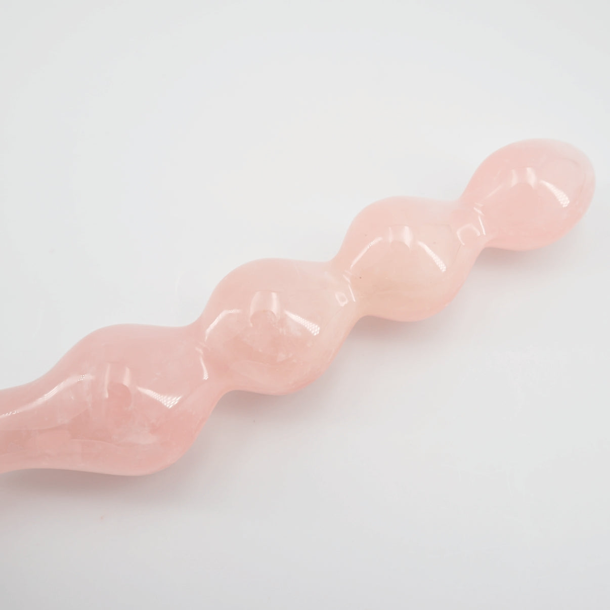 Elegance Rose Quartz Crystal Wellness Wand | Luxury Meditation & Self-Care Tool