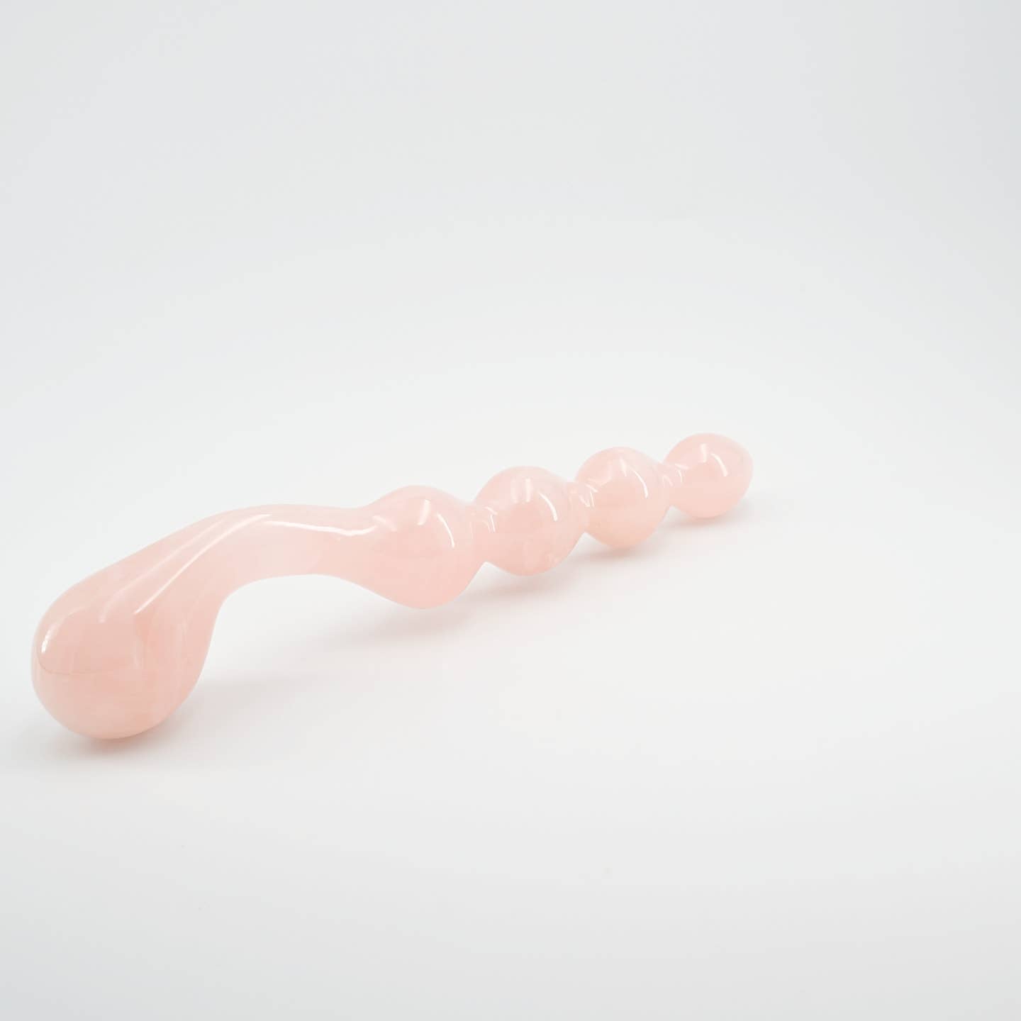 Elegance Rose Quartz Crystal Wellness Wand | Luxury Meditation & Self-Care Tool