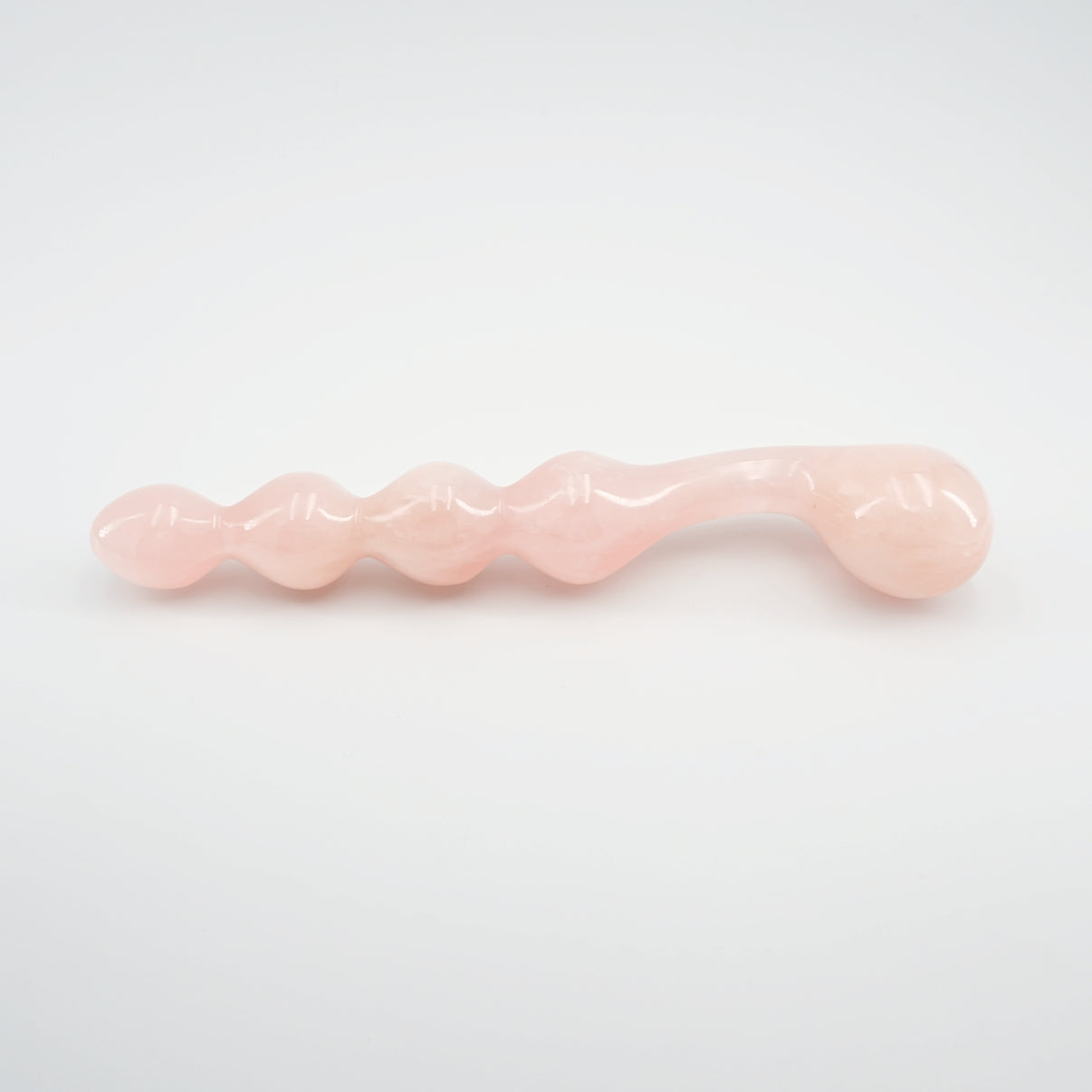 Elegance Rose Quartz Crystal Wellness Wand | Luxury Meditation & Self-Care Tool