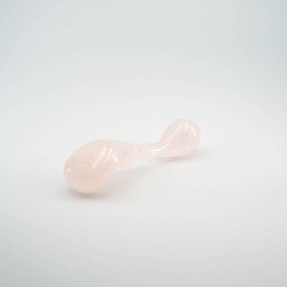 Fleur handcrafted rose quartz crystal wellness wand made from natural rose quartz for meditation, mindfulness, relaxation, chakra balancing, energy work, and luxury self-care rituals.