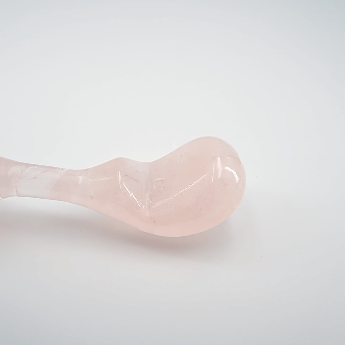 Fleur handcrafted rose quartz crystal wellness wand made from natural rose quartz for meditation, mindfulness, relaxation, chakra balancing, energy work, and luxury self-care rituals.