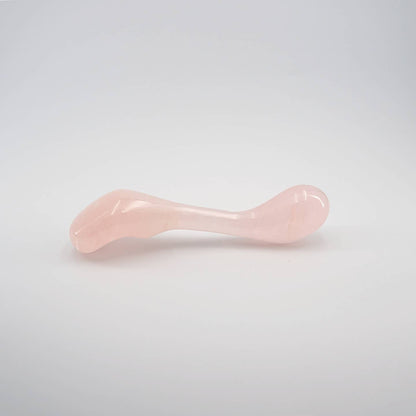 Fleuris Rose Quartz Wellness Wand | Luxury Crystal Self-Care & Massage Tool