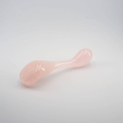 Fleuris Rose Quartz Wellness Wand | Luxury Crystal Self-Care & Massage Tool