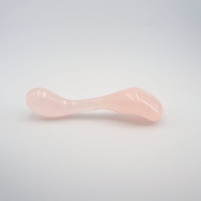 Fleuris Rose Quartz Wellness Wand | Luxury Crystal Self-Care & Massage Tool