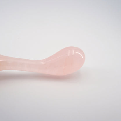 Fleuris Rose Quartz Wellness Wand | Luxury Crystal Self-Care & Massage Tool