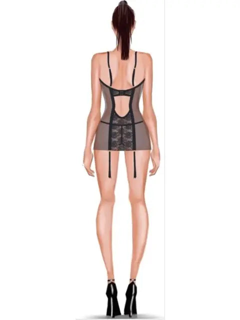 GIA LACE CHEMISE & G-STRING SET