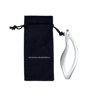 The Sculptor Blade – Stainless Steel Ritual Gua Sha by Youstina Maksimous