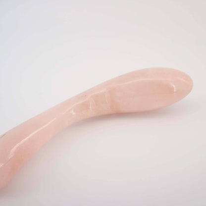 Isyra Rose Quartz Crystal Wellness Wand | Meditation, Energy Work & Self-Care