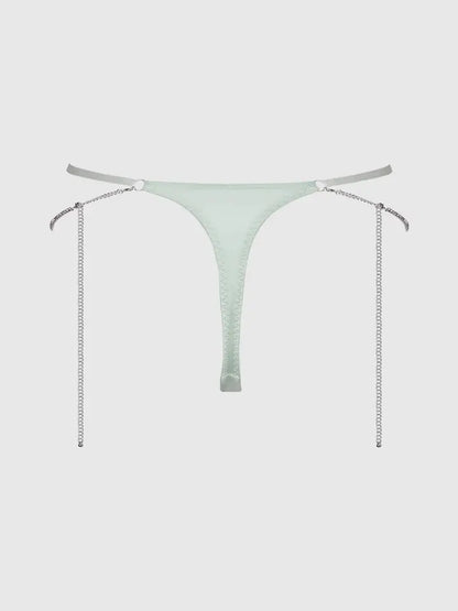 Krystal Rhinestone & Side Slider Thong
