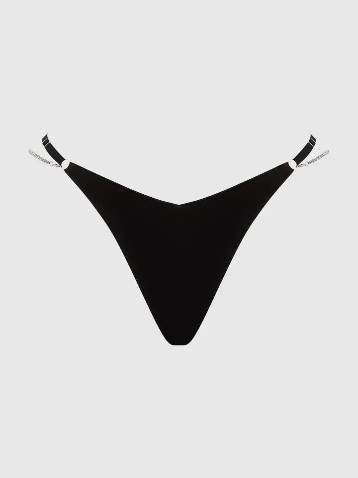 Krystal Rhinestone & Side Slider Thong