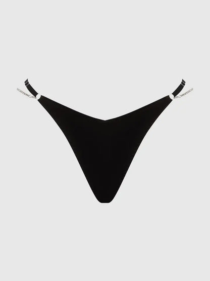 Krystal Rhinestone & Side Slider Thong