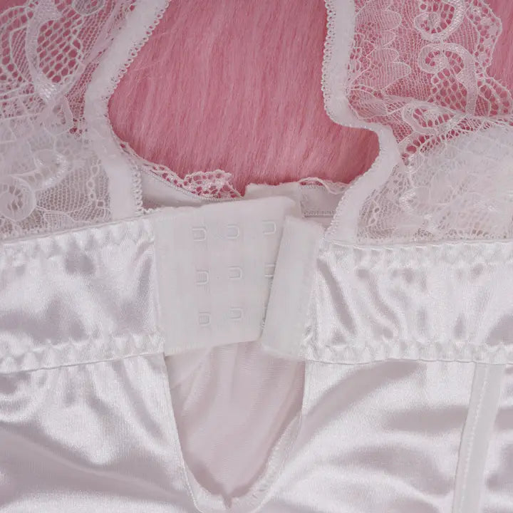 Lace patchwork Chest Wrap Lingerie Set