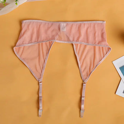Ladies Solid Color 3PCS Lingerie Set