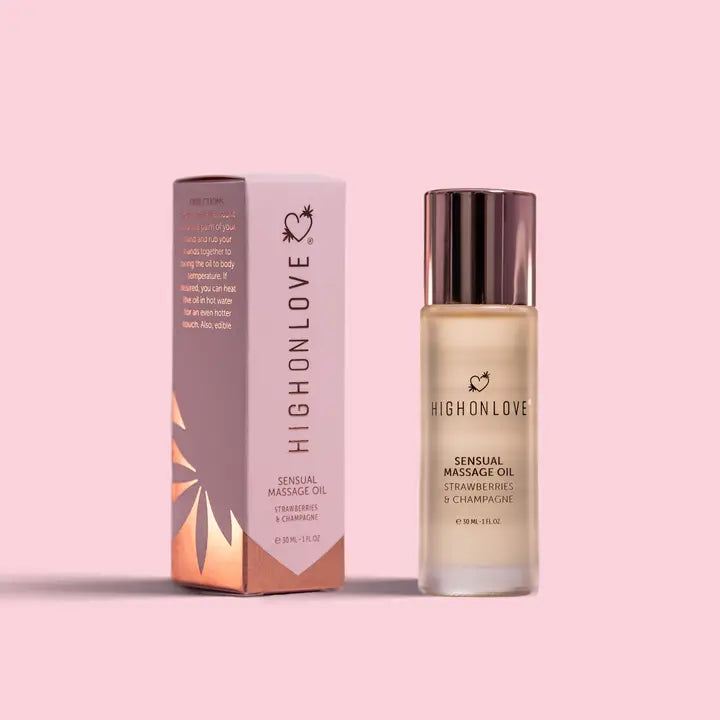 Mini Massage Oil | Strawberries & Champagne