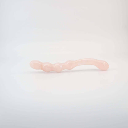Mirava Rose Quartz Crystal Wellness Wand | Meditation, Energy Work & Self-Care