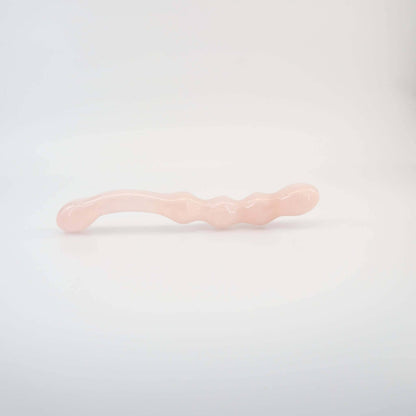 Mirava Rose Quartz Crystal Wellness Wand | Meditation, Energy Work & Self-Care