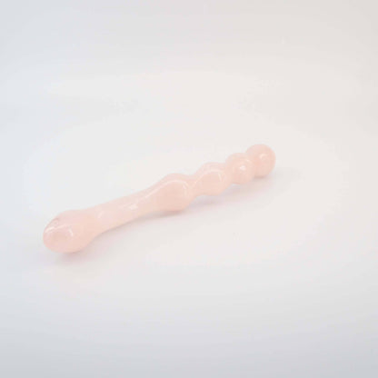 Mirava Rose Quartz Crystal Wellness Wand | Meditation, Energy Work & Self-Care